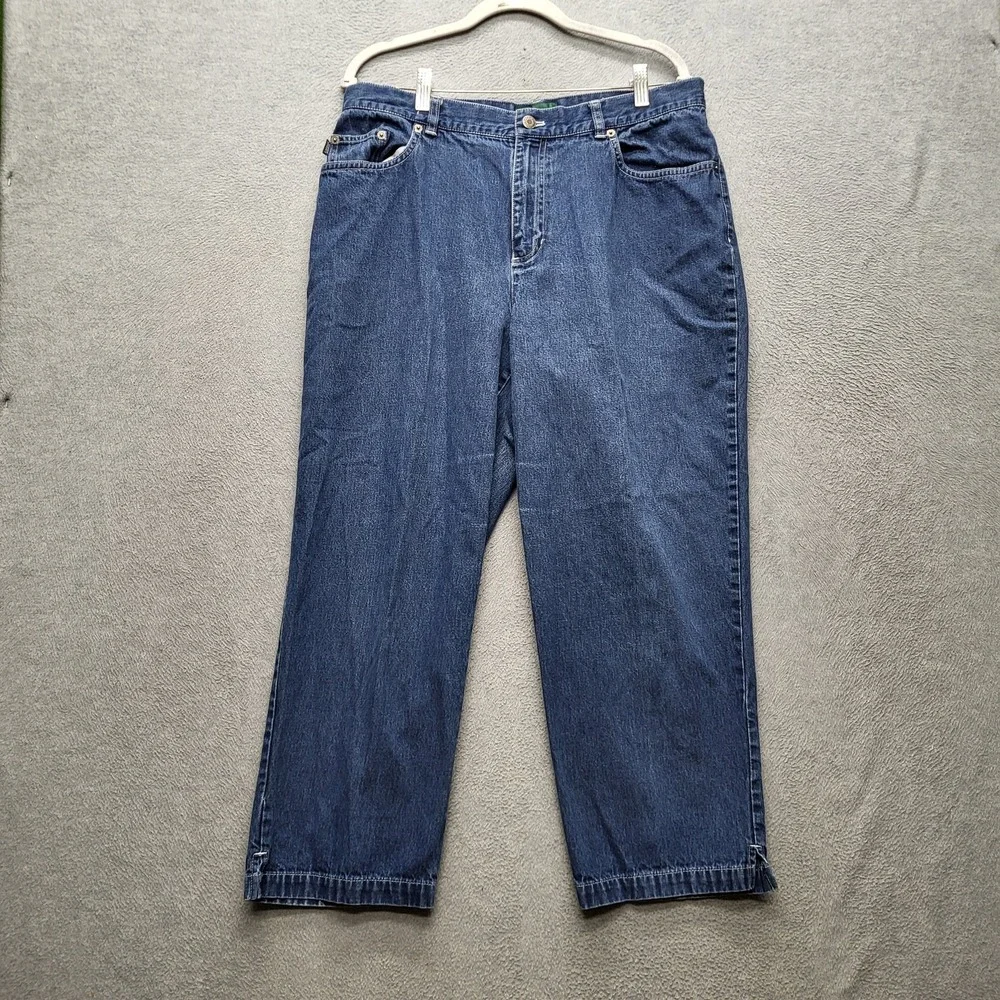 VINTAGE Lauren Jeans Co. Ralph Women Jeans 16W Blue Denim 25